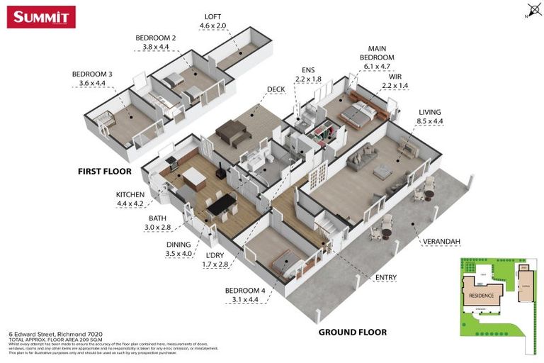 Photo of property in 6 Edward Street, Richmond, 7020