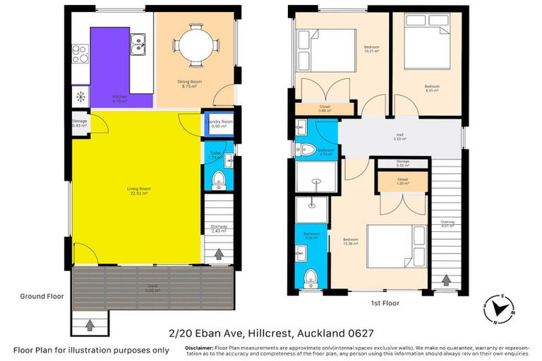 Photo of property in 2/20 Eban Avenue, Hillcrest, Auckland, 0627