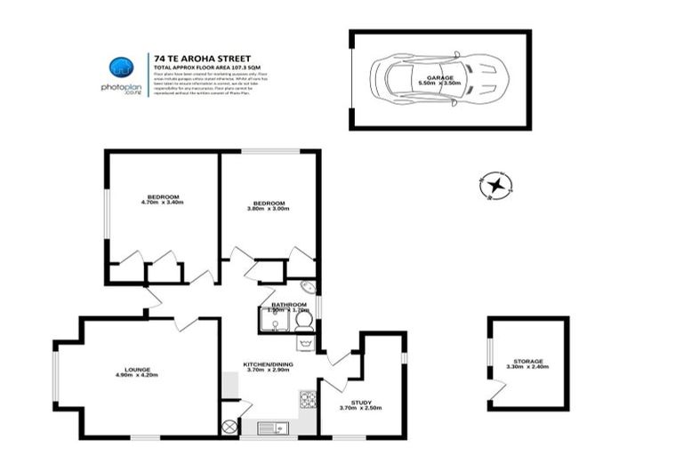 Photo of property in 74 Te Aroha Street, Hamilton East, Hamilton, 3216