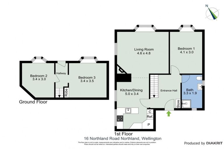 Photo of property in 16 Northland Road, Northland, Wellington, 6012