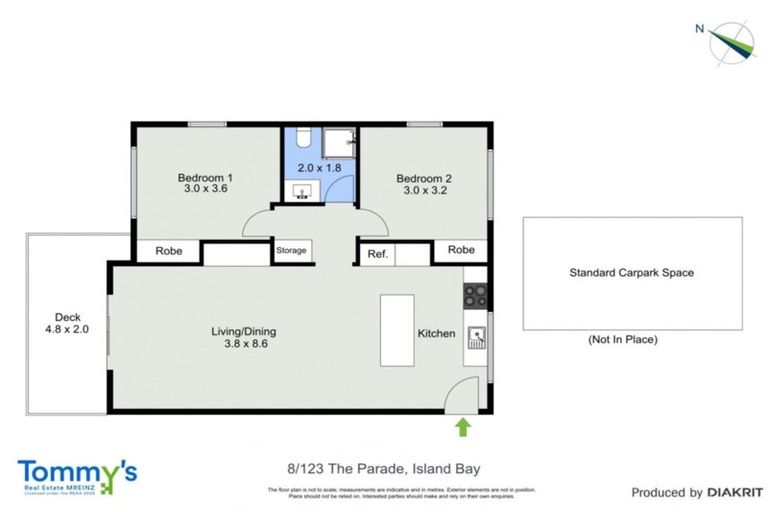 Photo of property in 8/123 The Parade, Island Bay, Wellington, 6023