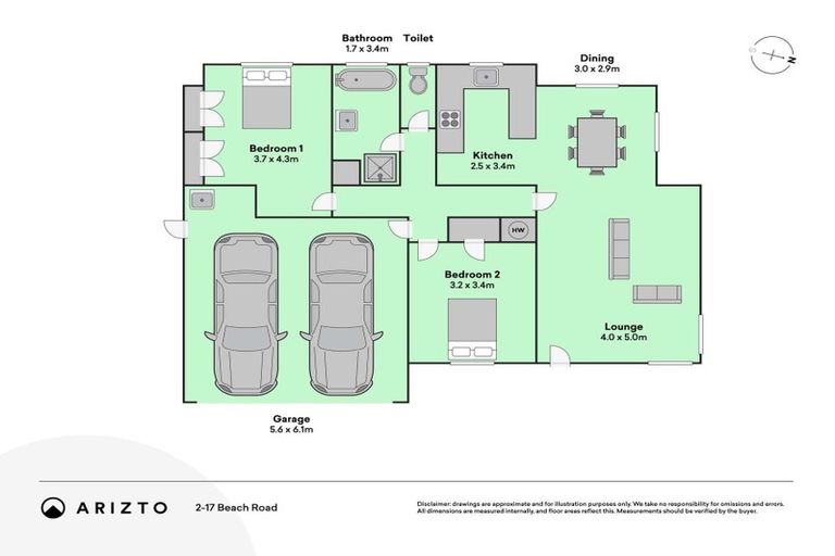 Photo of property in 2/17 Beach Road, Pahurehure, Papakura, 2113