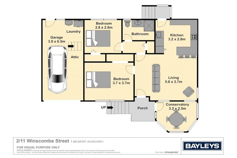 Photo of property in 2/11 Winscombe Street, Belmont, Auckland, 0622