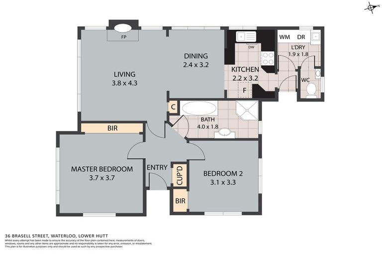 Photo of property in 36 Brasell Street, Fairfield, Lower Hutt, 5011