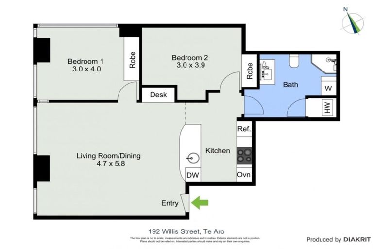 Photo of property in St Peters Apartments, 1e/192 Willis Street, Te Aro, Wellington, 6011