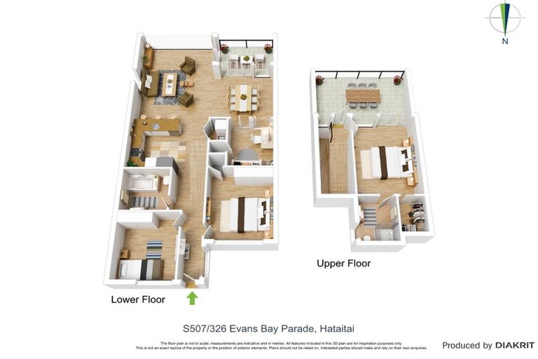 Photo of property in Patent 326 Apartments, 507s/326 Evans Bay Parade, Hataitai, Wellington, 6021