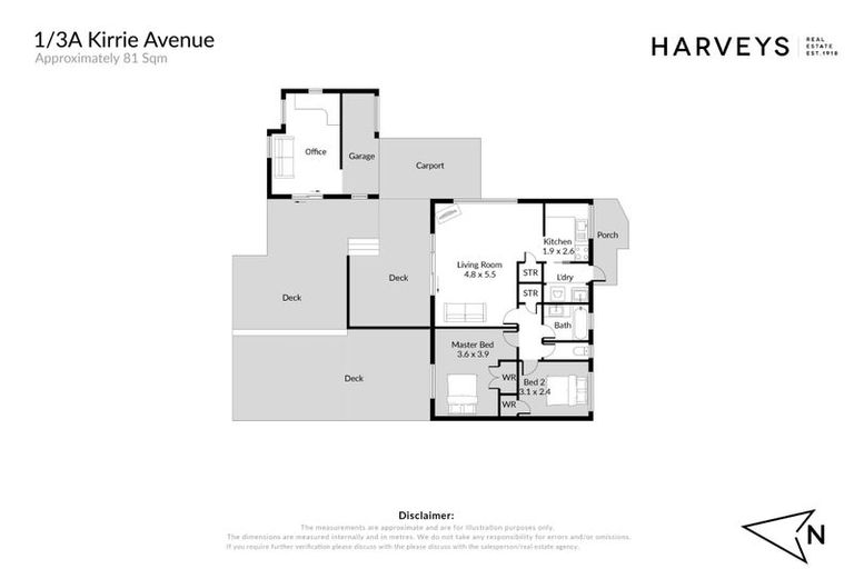 Photo of property in 1/3a Kirrie Avenue, Te Atatu South, Auckland, 0610