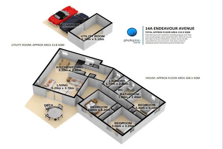 Photo of property in 14a Endeavour Avenue, Flagstaff, Hamilton, 3210