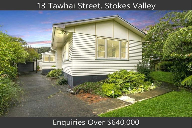 Photo of property in 13 Tawhai Street, Stokes Valley, Lower Hutt, 5019