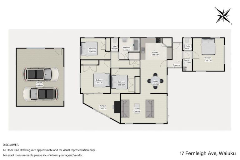 Photo of property in 17 Fernleigh Avenue, Waiuku, 2123