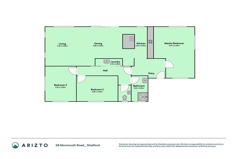 Photo of property in 58 Monmouth Road, Pembroke, Stratford, 4394