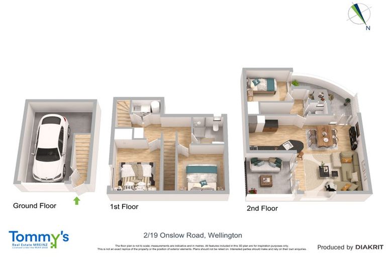 Photo of property in 2/19 Onslow Road, Khandallah, Wellington, 6035