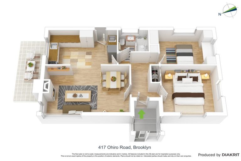 Photo of property in 417 Ohiro Road, Brooklyn, Wellington, 6021