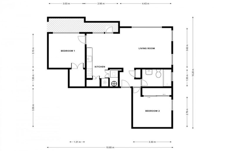 Photo of property in Westhaven Apartments, 22/127 Molesworth Street, Thorndon, Wellington, 6011