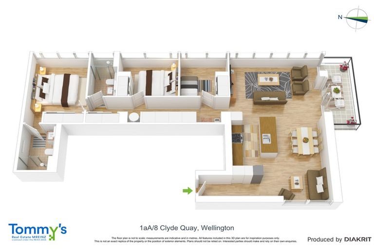 Photo of property in Clyde Quay Wharf, 1a/8 Clyde Quay Wharf, Te Aro, Wellington, 6011