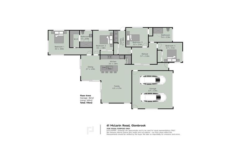 Photo of property in 61 Mclarin Road, Glenbrook, Waiuku, 2681