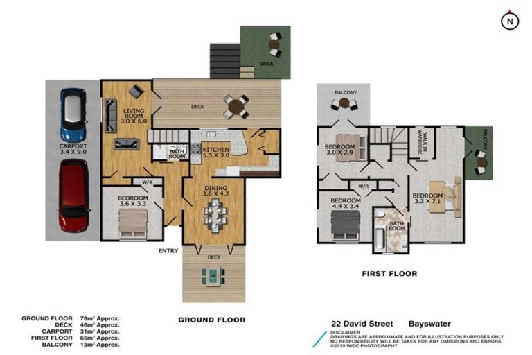 Photo of property in 22 David Street, Bayswater, Auckland, 0622