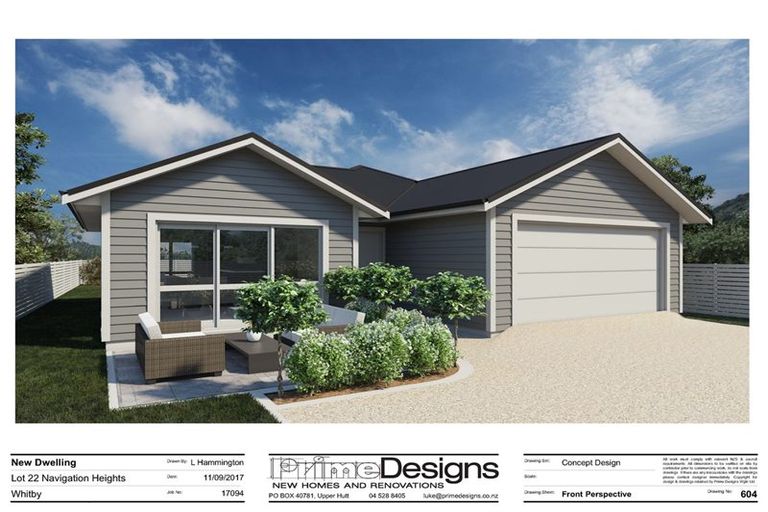 Photo of property in 22 Navigation Drive, Whitby, Porirua, 5024