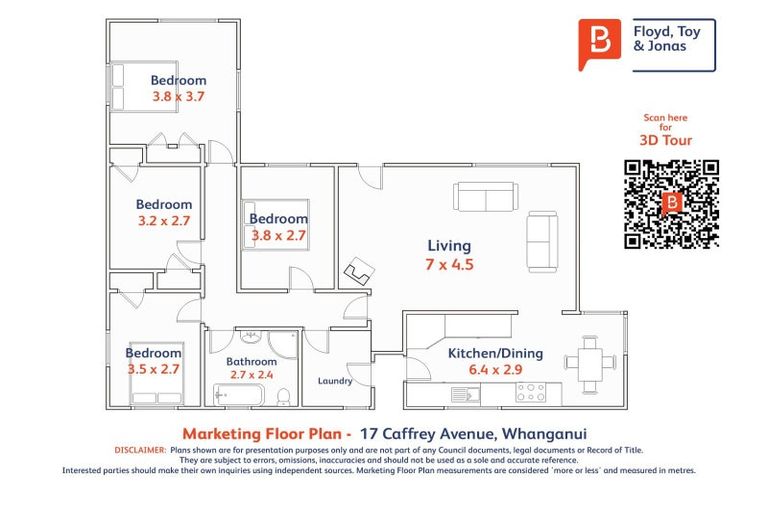 Photo of property in 17 Caffray Avenue, Aramoho, Whanganui, 4500