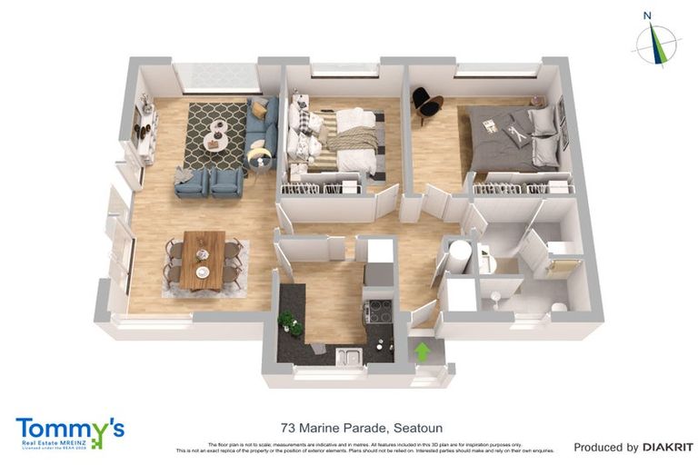 Photo of property in 73 Marine Parade, Seatoun, Wellington, 6022