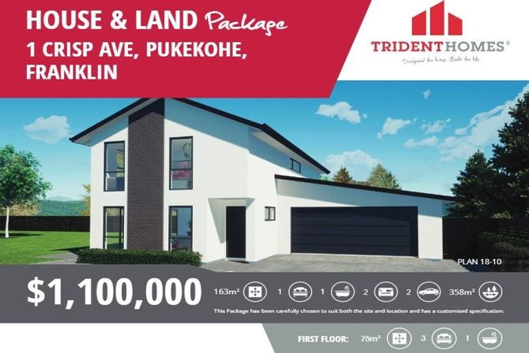 Photo of property in 1 Crisp Avenue, Pukekohe, 2120