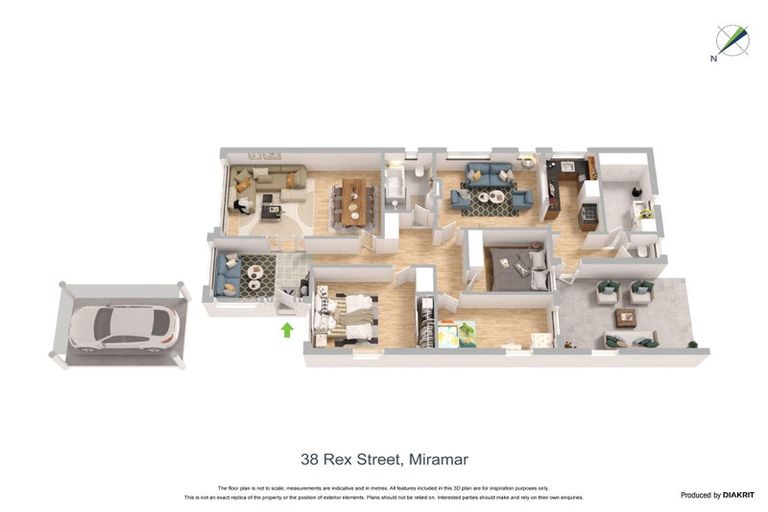 Photo of property in 38 Rex Street, Miramar, Wellington, 6022