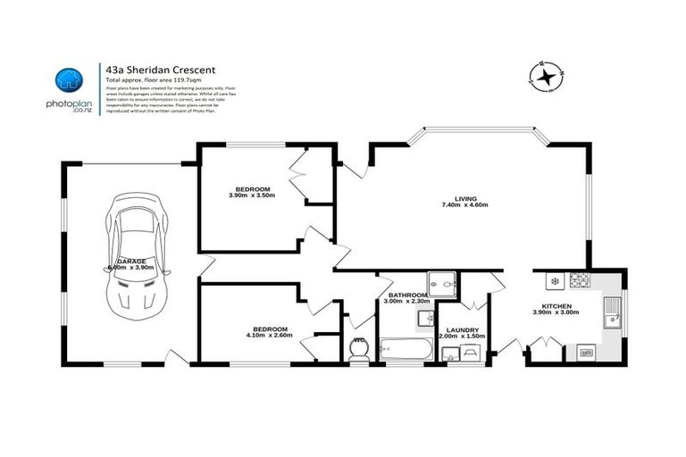 Photo of property in 43a Sheridan Crescent, Leamington, Cambridge, 3432