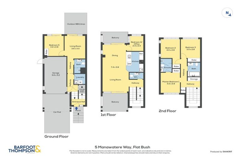 Photo of property in 5 Manawatere Way, Flat Bush, Auckland, 2019