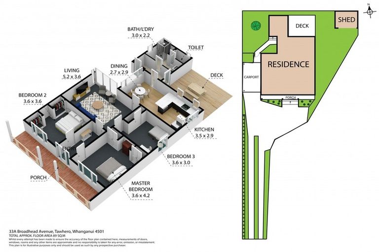 Photo of property in 33a Broadhead Avenue, Tawhero, Whanganui, 4501