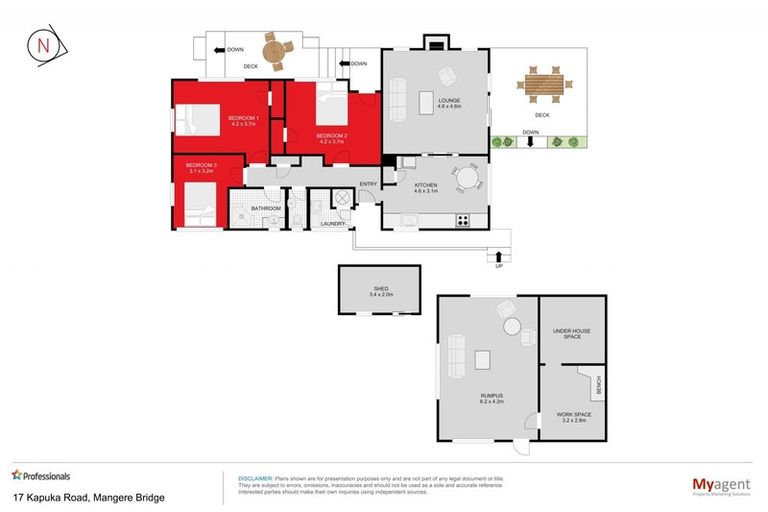 Photo of property in 17 Kapuka Road, Mangere Bridge, Auckland, 2022