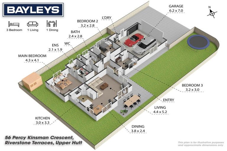 Photo of property in 56 Percy Kinsman Crescent, Riverstone Terraces, Upper Hutt, 5018