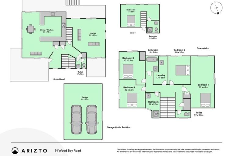 Photo of property in 91 Wood Bay Road, Titirangi, Auckland, 0604