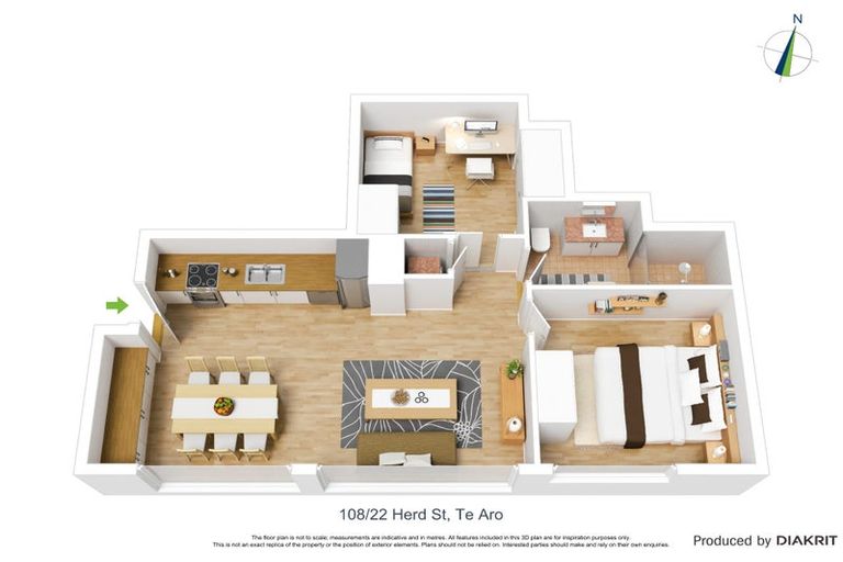 Photo of property in Chaffers Dock, 108/22 Herd Street, Te Aro, Wellington, 6011