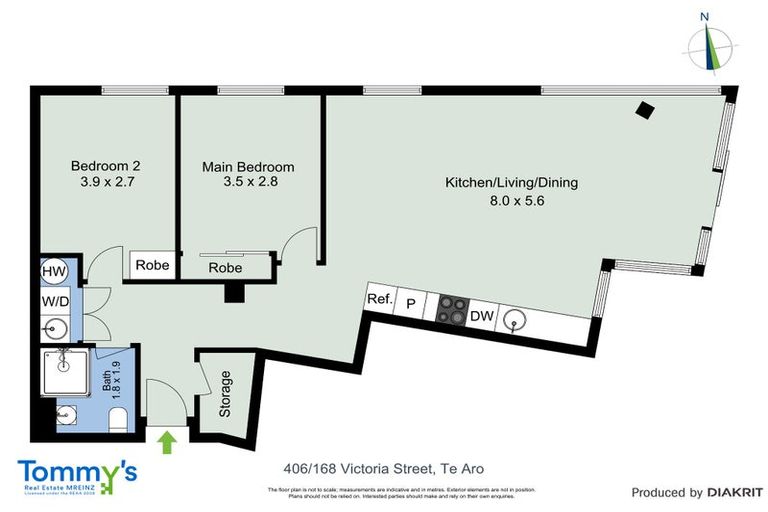 Photo of property in Vsp South, 406/168 Victoria Street, Te Aro, Wellington, 6011