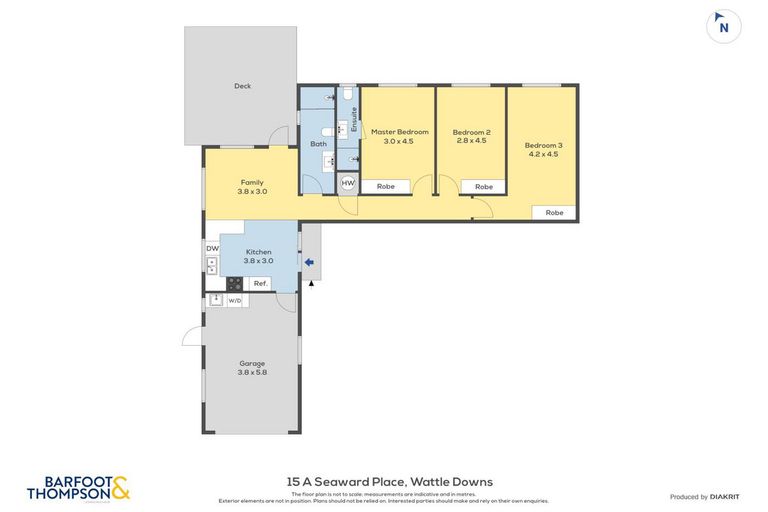 Photo of property in 15a Seaward Place, Wattle Downs, Auckland, 2103