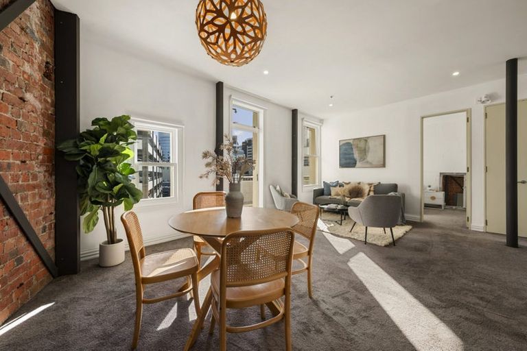 Photo of property in Columbia Apartments, 13/32 Cuba Street, Te Aro, Wellington, 6011