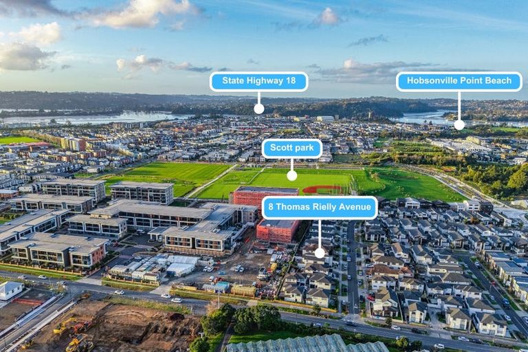 Photo of property in 8 Thomas Rielly Avenue, Hobsonville, Auckland, 0616
