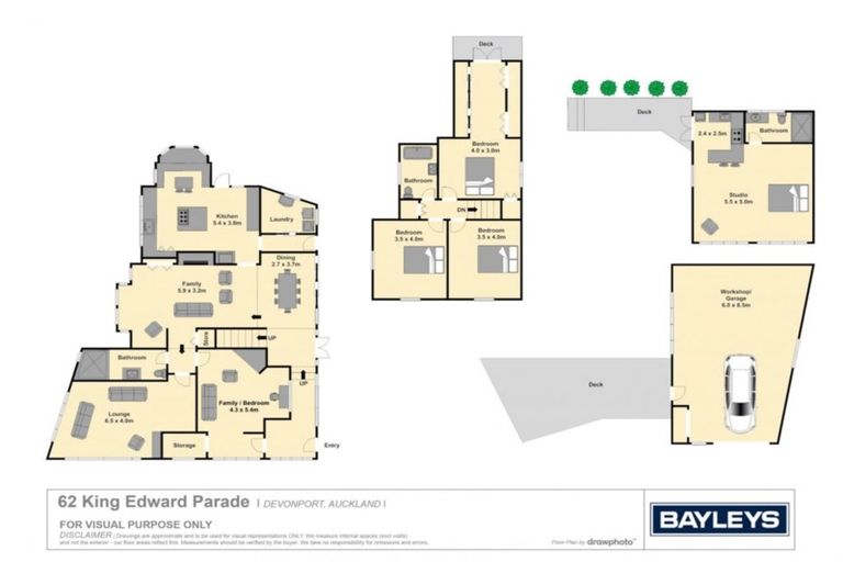 Photo of property in 62 King Edward Parade, Devonport, Auckland, 0624