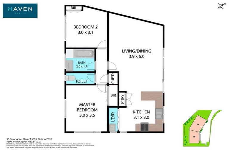 Photo of property in 5b Saint Ann Place, Toi Toi, Nelson, 7010