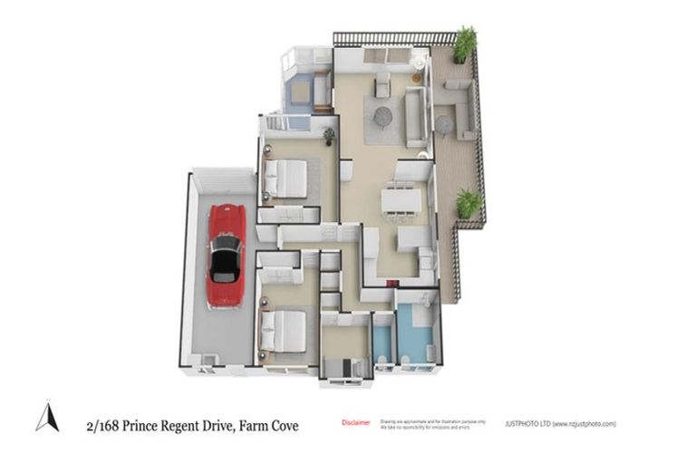 Photo of property in 2/168 Prince Regent Drive, Farm Cove, Auckland, 2012