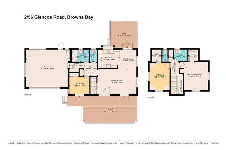 Photo of property in 2/56 Glencoe Road, Browns Bay, Auckland, 0630