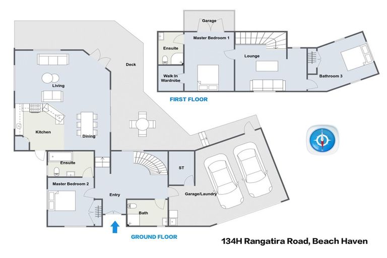 Photo of property in 134h Rangatira Road, Beach Haven, Auckland, 0626