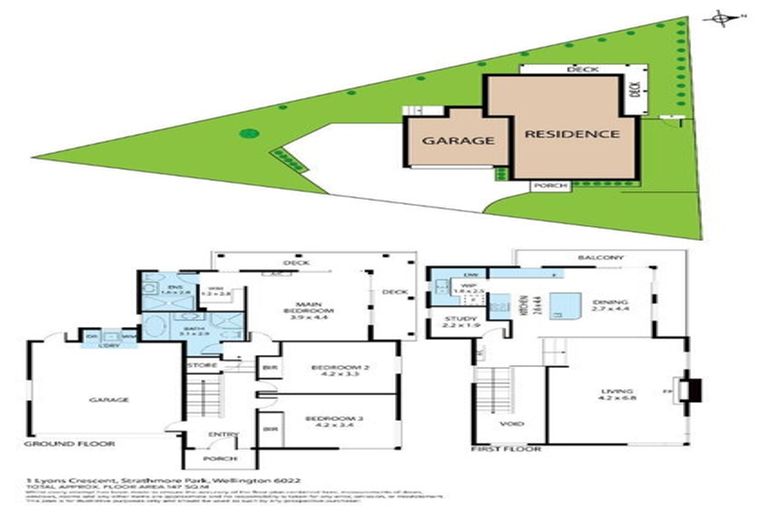 Photo of property in 1 Lyons Crescent, Strathmore Park, Wellington, 6022