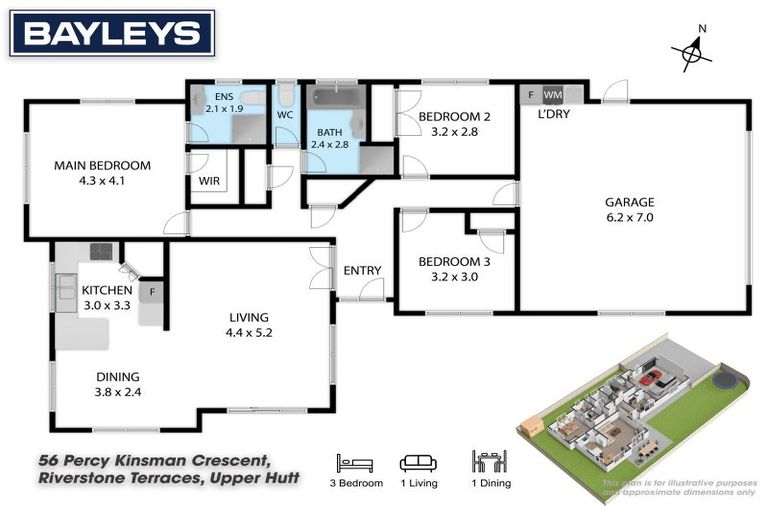 Photo of property in 56 Percy Kinsman Crescent, Riverstone Terraces, Upper Hutt, 5018