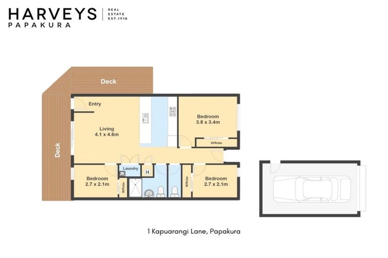 Photo of property in 1 Kapuarangi Lane, Papakura, 2110