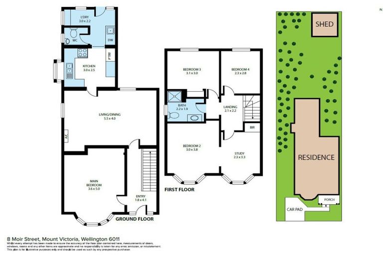 Photo of property in 8 Moir Street, Mount Victoria, Wellington, 6011