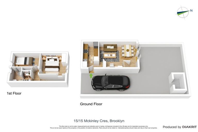 Photo of property in Paddington Apartments, 15/15 Mckinley Crescent, Brooklyn, Wellington, 6021