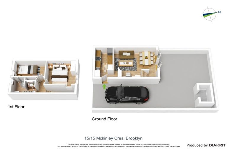 Photo of property in Paddington Apartments, 15/15 Mckinley Crescent, Brooklyn, Wellington, 6021