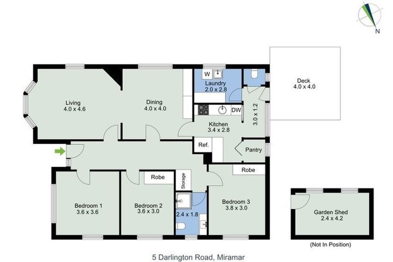 Photo of property in 5 Darlington Road, Miramar, Wellington, 6022