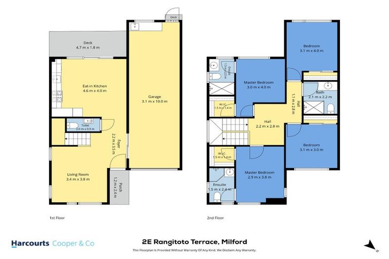 Photo of property in 2e Rangitoto Terrace, Milford, Auckland, 0620